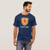 Royal Arms of Scotland Tartan Army T-Shirt  (Voorkant volledig)