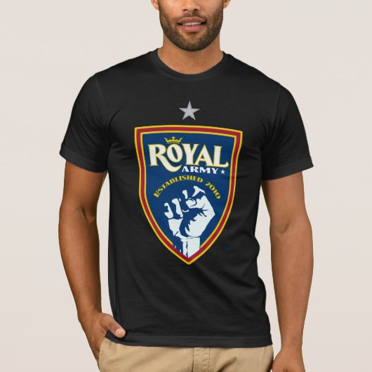 Royal Army Logo Dark Mannen T-Shirt (Voorkant)