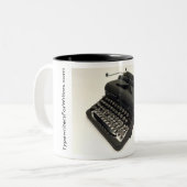 Royal Arrow-typemachine Tweekleurige Koffiemok (Voorkant links)