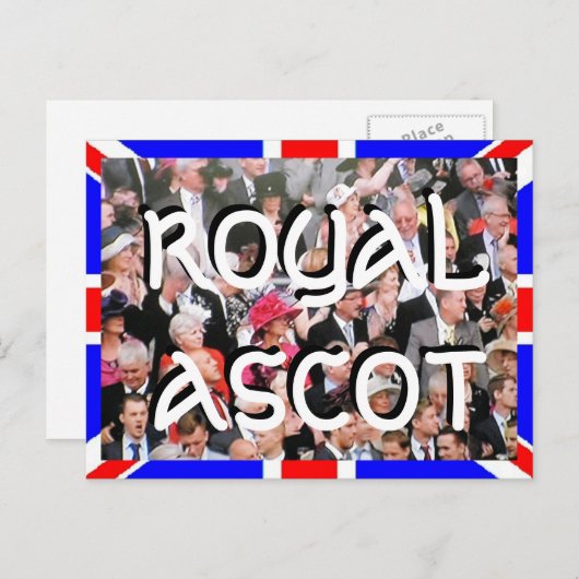 Royal Ascot Diamond Jubilee briefkaart (Voorkant / Achterkant)