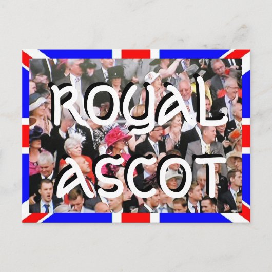 Royal Ascot Diamond Jubilee briefkaart (Voorkant)