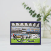 Royal Ascot Diamond Jubilee briefkaart (Staand voorkant)