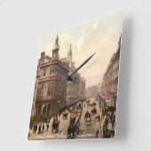 Royal Avenue, Belfast, N. Ierland c1900 Vierkante Klok (Hoek)