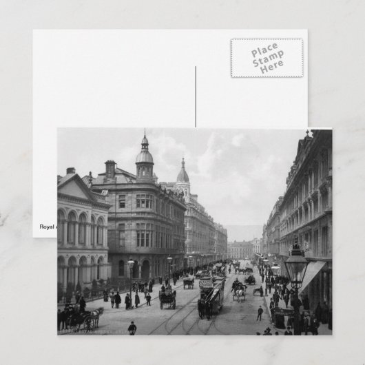 Royal Avenue Belfast,  Noord-Ierland Briefkaart (Voorkant / Achterkant)