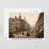 Royal Avenue, Belfast, Noord-Ierland Briefkaart (Voorkant / Achterkant)