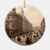 Royal Avenue, Belfast, Noord-Ierland Keramisch Ornament (Achterkant)