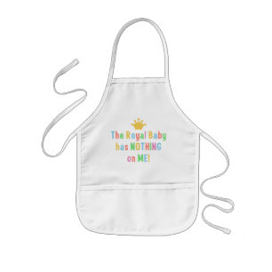 Royal Baby bib Kinder Schort