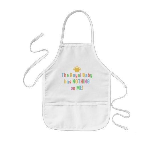 Royal Baby bib Kinder Schort (Voorkant)