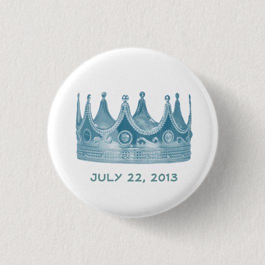 Royal Baby Born Crown Button (Voorkant)