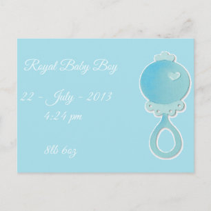 Royal Baby Boy Briefkaart