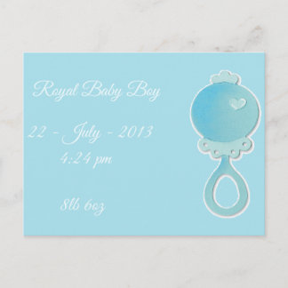 Royal Baby Boy Briefkaart