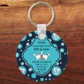 Royal Baby Boy voor William en Catherine 2013 Sleutelhanger (Voorkant)