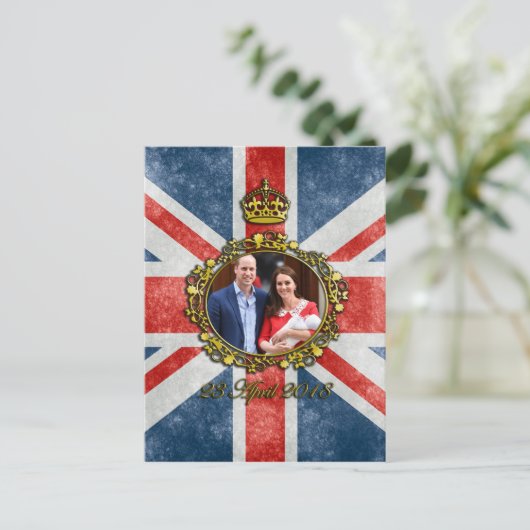 Royal baby briefkaart (Staand voorkant)