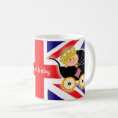 Royal Baby British Flag Mok (Voorkant rechts)