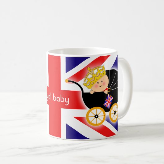 Royal Baby British Flag Mok (Voorkant rechts)