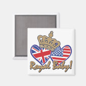 Royal baby Crown Magneet (Voorkant / Achterkant)
