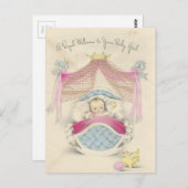  "Royal Baby Girl" Briefkaart (Voorkant / Achterkant)
