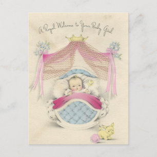  "Royal Baby Girl" Briefkaart