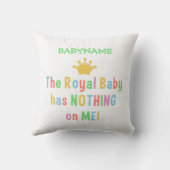 Royal Baby goot kussen (Achterkant)