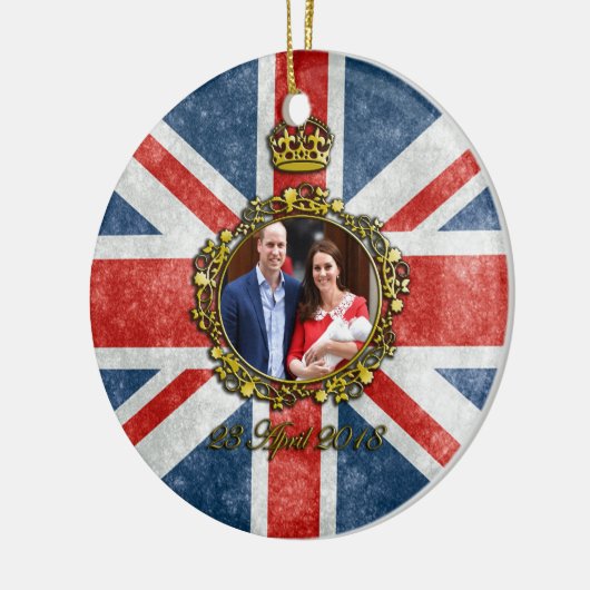 Royal baby keramisch ornament (Links)