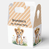 Royal Baby Lion 1e. verjaardagsfeestje Bedankdoosjes (Geopend)