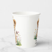 Royal Baby Lion 1e. verjaardagsfeestje Papieren Bekers (Rechts)