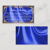 Royal Baby shower Book Library Card Notitiekaartje (Voorkant / Achterkant)
