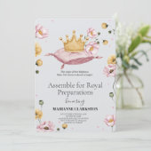 Royal Baby Shower in the Dream Castle Kaart (Staand voorkant)