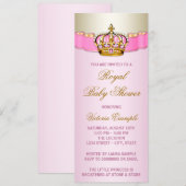 Royal Baby shower Kaart (Voorkant / Achterkant)