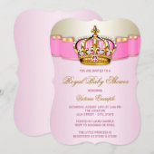 Royal Baby shower Kaart (Voorkant / Achterkant)