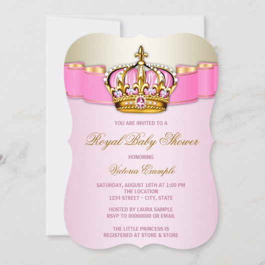Royal Baby shower Kaart (Voorkant)