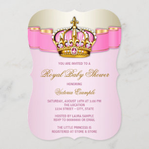 Royal Baby shower Kaart