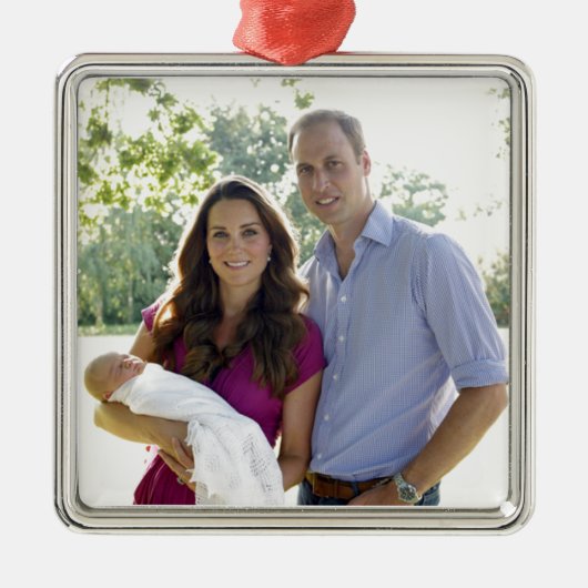 Royal Baby Silver Ornament (Voorkant)