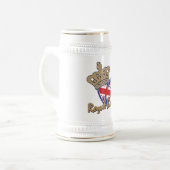 Royal Baby UK Heart Flag Bierpul (Voorkant links)