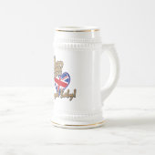 Royal Baby UK Heart Flag Bierpul (Voorkant rechts)