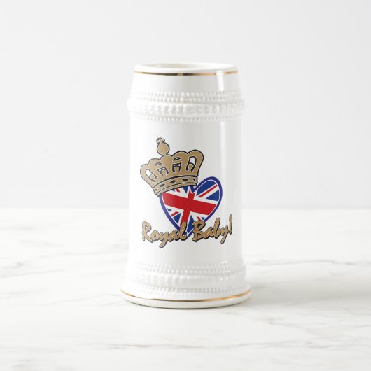 Royal Baby UK Heart Flag Bierpul (Center)