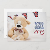 Royal Baby Watch briefkaart 2013 (Voorkant / Achterkant)