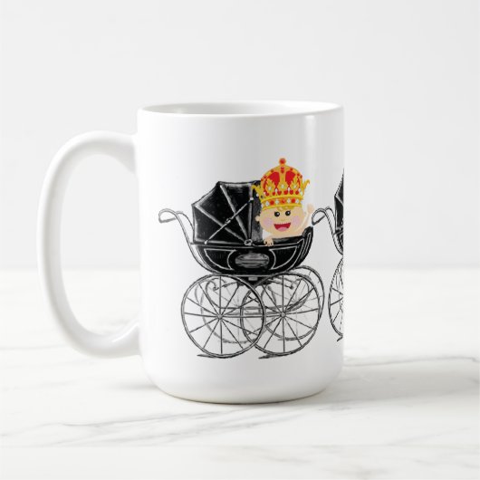 Royal Baby with Crown Coffee tea Mok (Links)