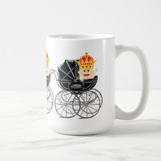 Royal Baby with Crown Coffee tea Mok (Rechts)