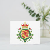 Royal Badge of Wales Briefkaart (Staand voorkant)