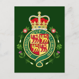 Royal Badge of Wales Briefkaart