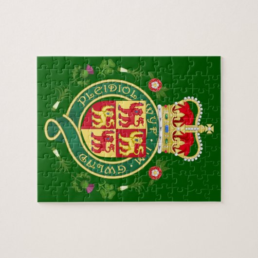 Royal Badge of Wales Legpuzzel (Horizontaal)