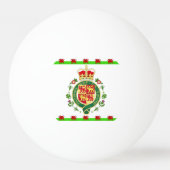 Royal Badge of Wales Pingpongbal (Achterkant)