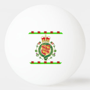 Royal Badge of Wales Pingpongbal