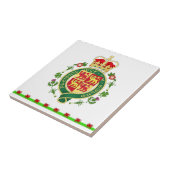 Royal Badge of Wales Tegeltje (Zijkant)