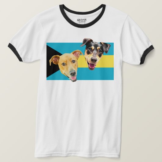 Royal Bahamian Potcakes-shirt 2 T-shirt (Design voorkant)