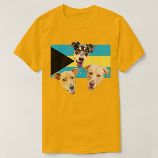 Royal Bahamian Potcakes-shirt 2 T-shirt (Design voorkant)