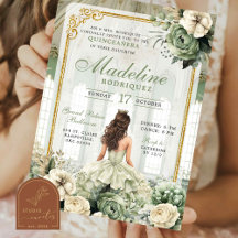 Royal Ballroom Salie Groene Quinceañera