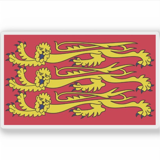Royal Banner of England Sticker (Voorkant)