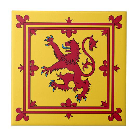 Royal Banner - Schotland Tegeltje (Voorkant)